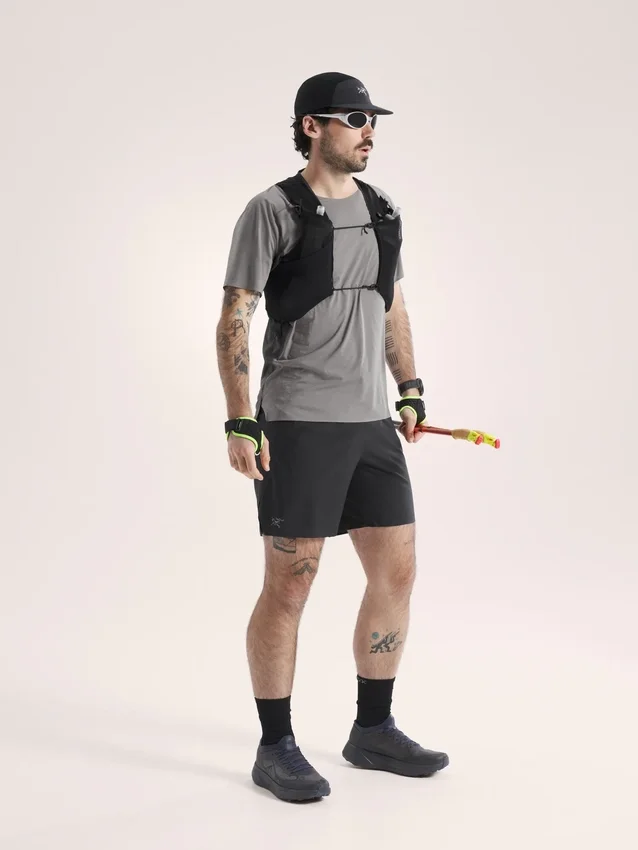 Maglietta da uomo Norvan Downword con logo, maniche corte