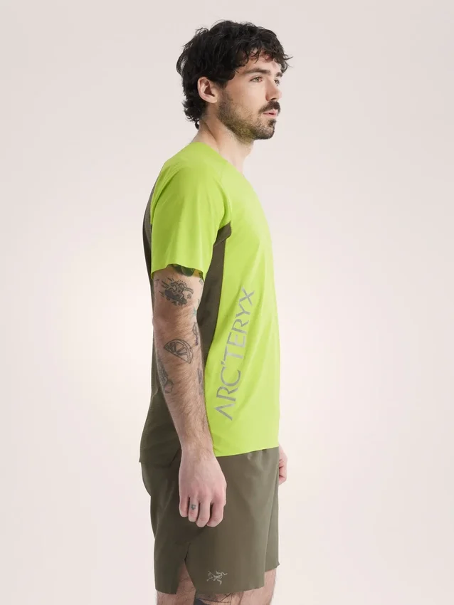 Maglietta da uomo Norvan Downword con logo, maniche corte