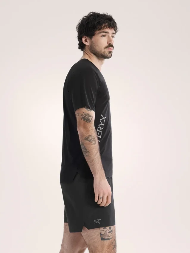 Maglietta da uomo Norvan Downword con logo, maniche corte