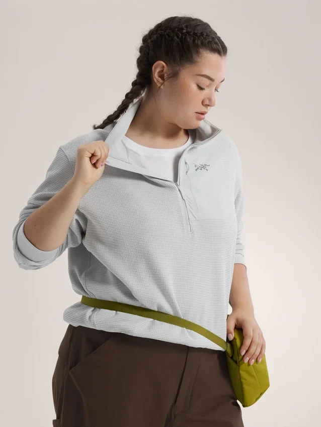 Olera Zip Neck da donna