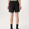 Pantaloncini in pile Emblem da donna, 6"