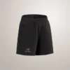 Pantaloncini in pile Emblem da donna, 6"