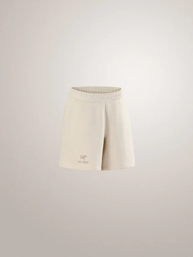 Pantaloncini in pile Emblem da donna, 6"