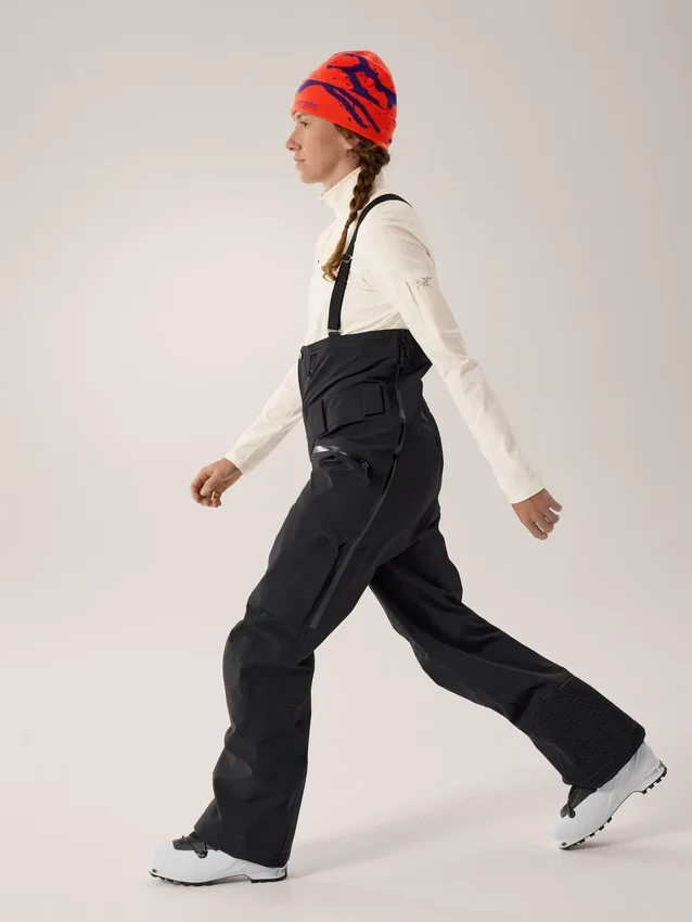 Pantaloni con bretelle Ski Guide da donna
