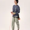 Pantaloni Cronin in cotone da uomo