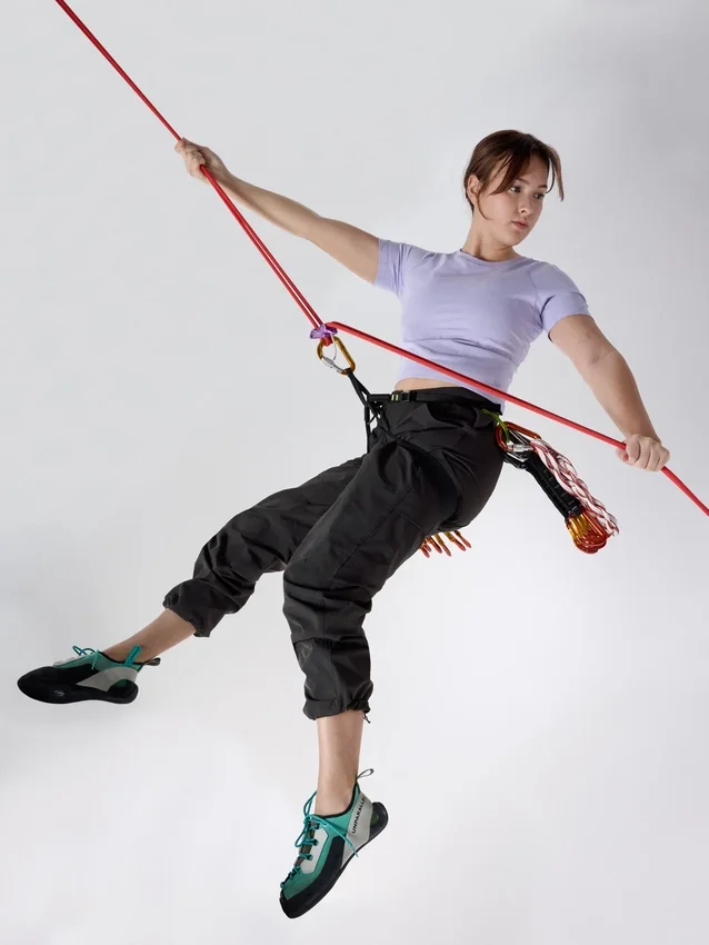 Pantaloni da donna Clarkia a gamba larga
