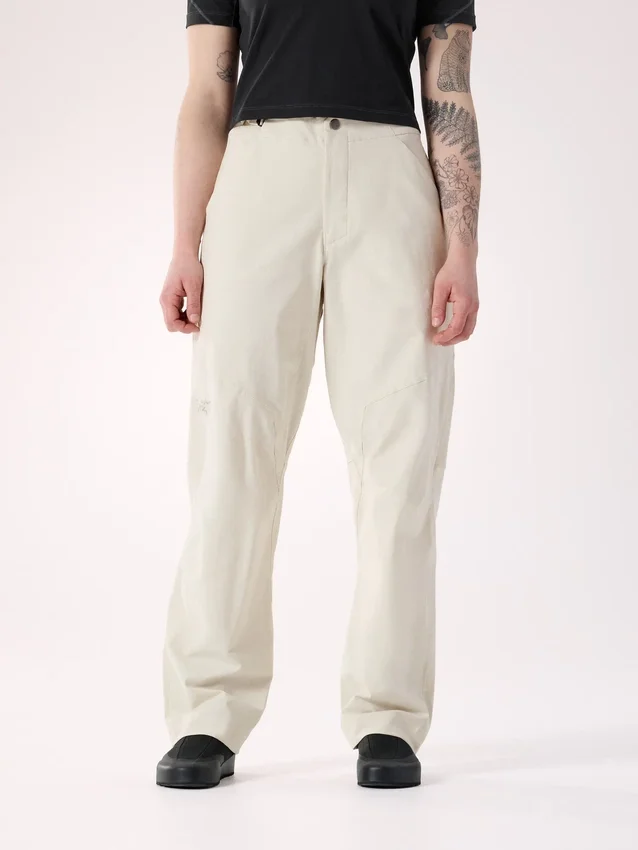 Pantaloni da donna Clarkia in cotone a gamba larga