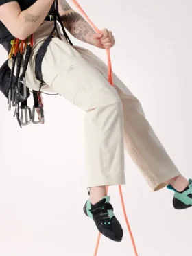 Pantaloni da donna Clarkia in cotone a gamba larga