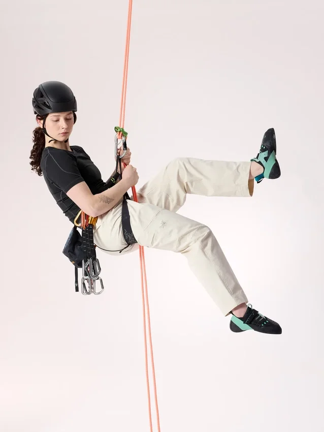 Pantaloni da donna Clarkia in cotone a gamba larga