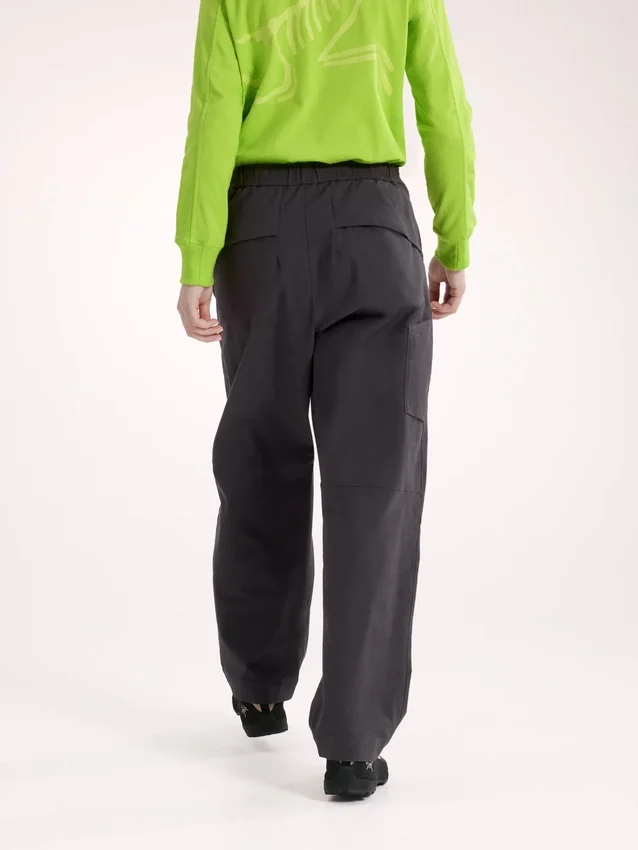 Pantaloni da donna Clarkia in cotone a gamba larga