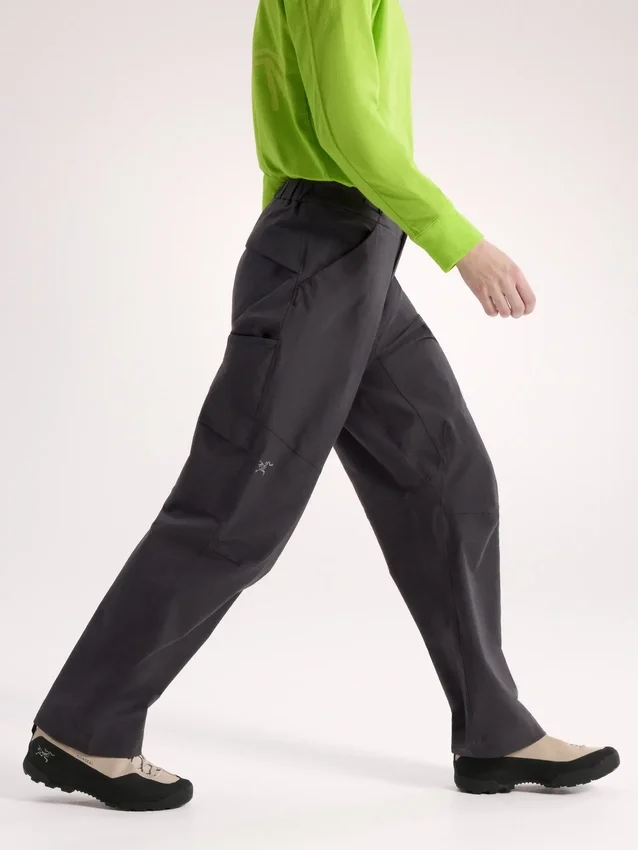Pantaloni da donna Clarkia in cotone a gamba larga