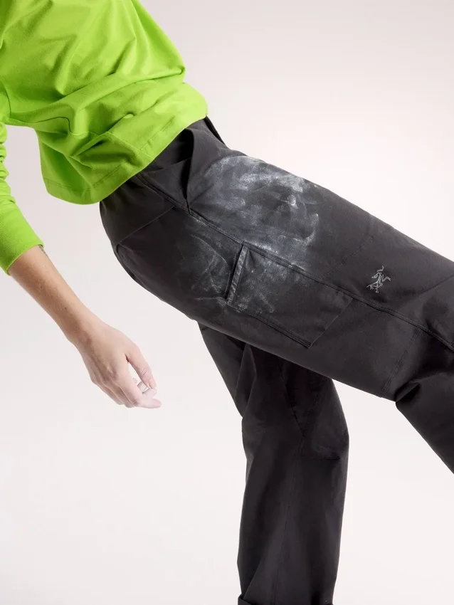 Pantaloni da donna Clarkia in cotone a gamba larga
