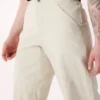 Pantaloni da donna Clarkia in cotone a gamba larga