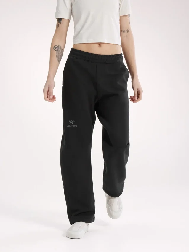 Pantaloni da jogging in pile Emblem da donna