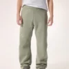 Pantaloni da jogging in pile Emblem da donna