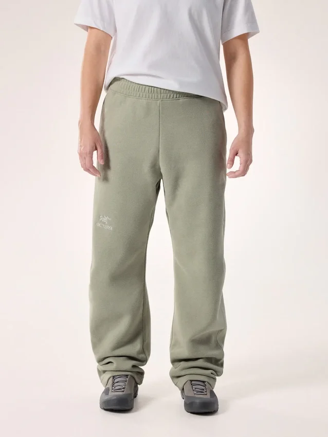 Pantaloni da jogging in pile Emblem da donna