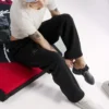 Pantaloni da jogging in pile Emblem da donna