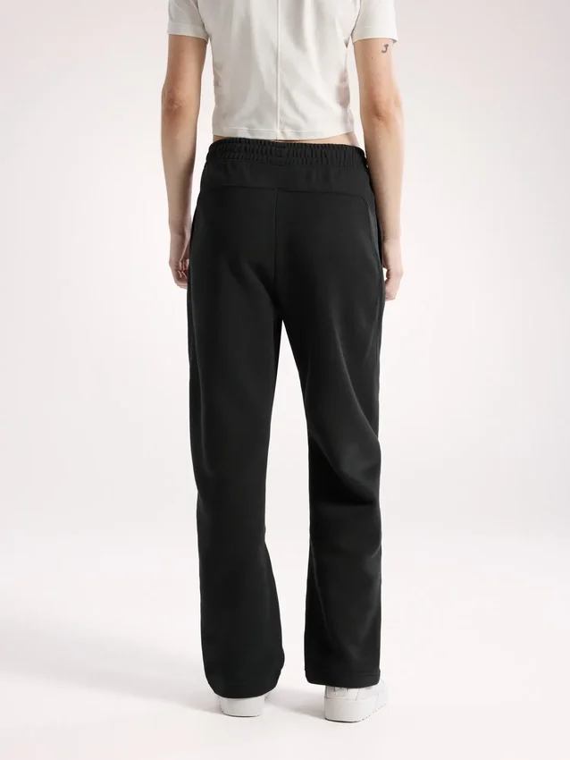 Pantaloni da jogging in pile Emblem da donna