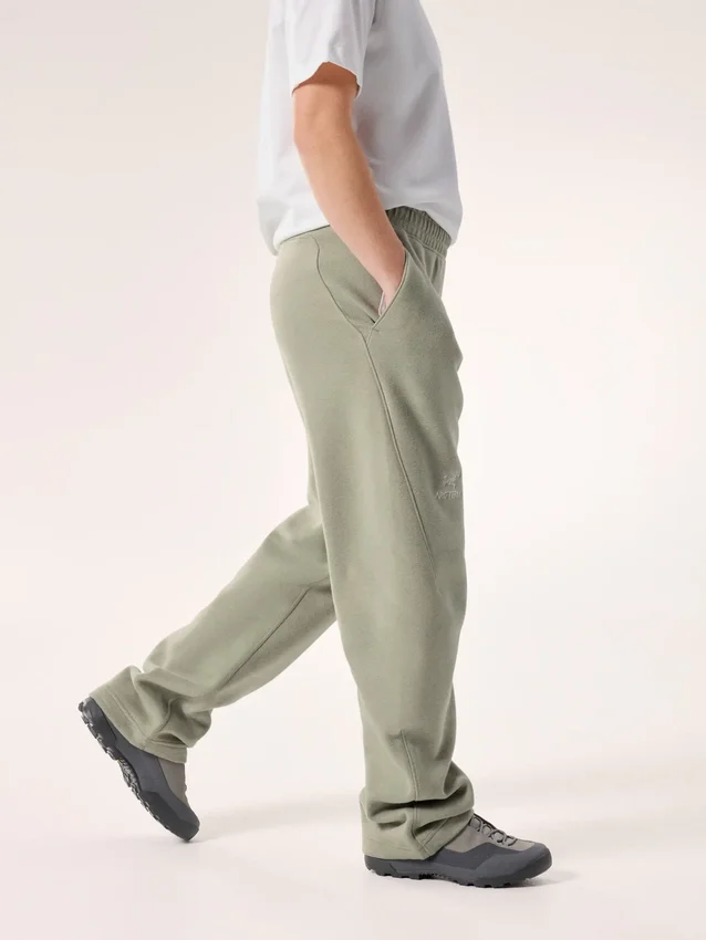 Pantaloni da jogging in pile Emblem da donna