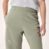 Pantaloni da jogging in pile Emblem da donna