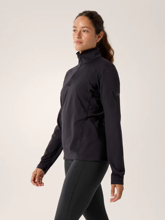 Rho Zip Neck da donna