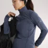 Rho Zip Neck da donna