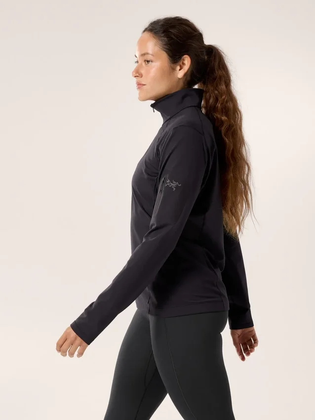 Rho Zip Neck da donna