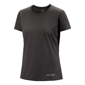 T-shirt a girocollo "Taema Arc" "Bird" "Nera"
