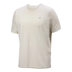 T-shirt a maniche corte con collo rotondo Cormac Crew "Cream White"