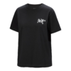 T-shirt a maniche corte Kragg Cotton Bird Tile Crew "Nera"