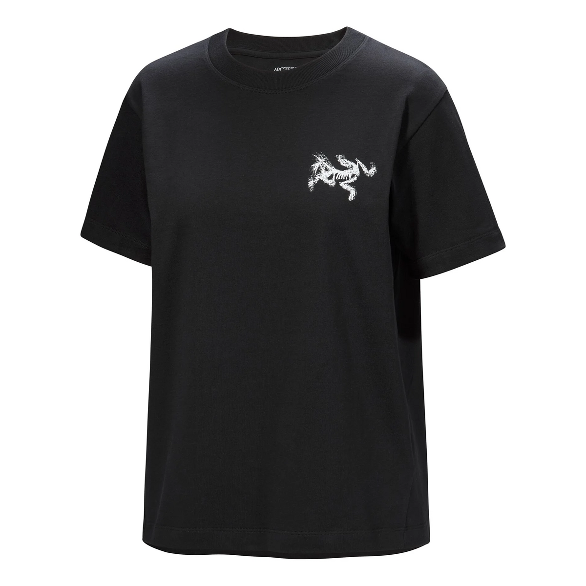 T-shirt a maniche corte Kragg Cotton Bird Tile Crew "Nera"