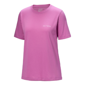 T-shirt a maniche corte Kragg SL Cotton Blurred Bird "Pink"