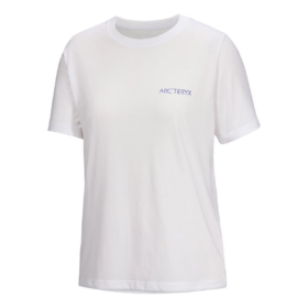 T-shirt a maniche corte Kragg SL Cotton Blurred Bird "White"