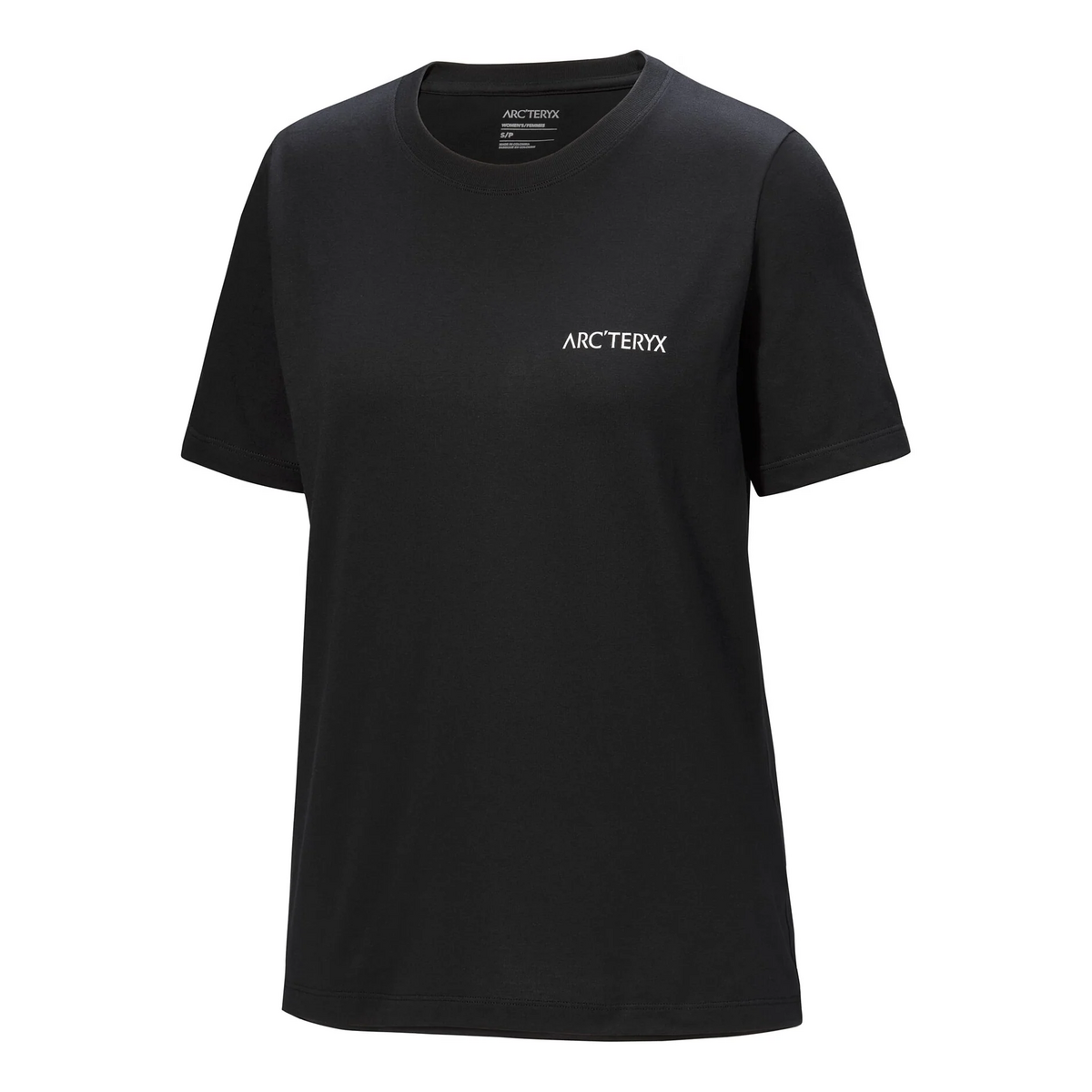T-shirt a maniche corte Kragg SL in cotone con stampa Blurred Bird "Black"