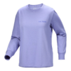 T-shirt a maniche lunghe con collo a giro Kragg Cotton Bird "Purple"