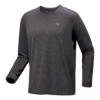 T-shirt a maniche lunghe con collo rotondo Cormac Crew "Black"