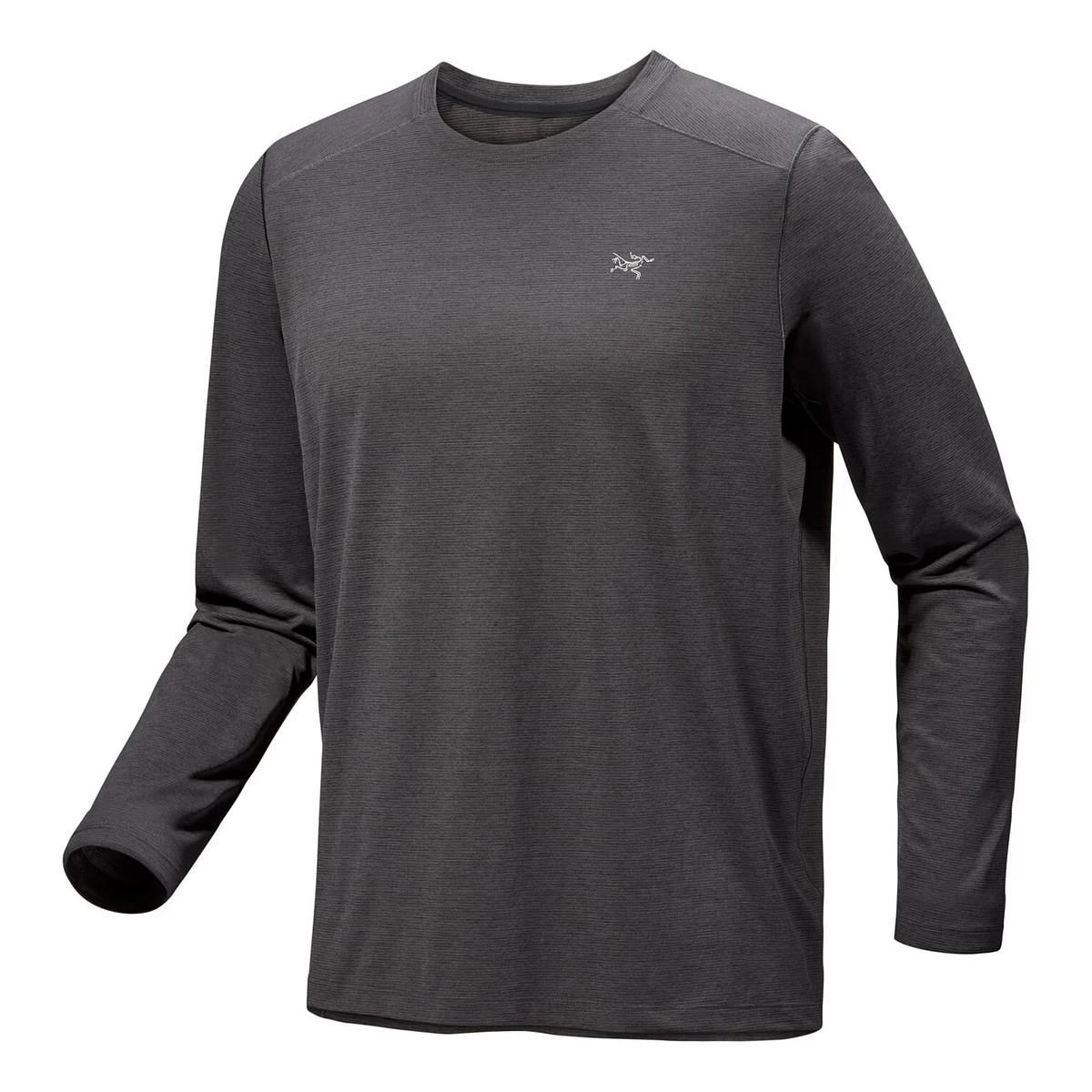 T-shirt a maniche lunghe con collo rotondo Cormac Crew "Black"