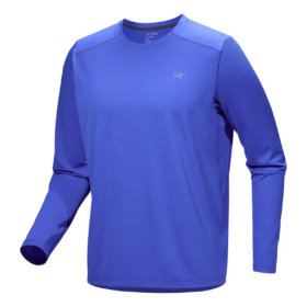 T-shirt a maniche lunghe con collo rotondo Cormac Crew "Blue"