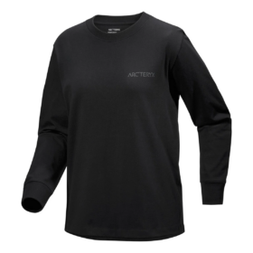 T-shirt a maniche lunghe con collo rotondo Kragg Cotton Bird "Black"