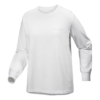 T-shirt a maniche lunghe con collo rotondo Kragg in cotone "White"