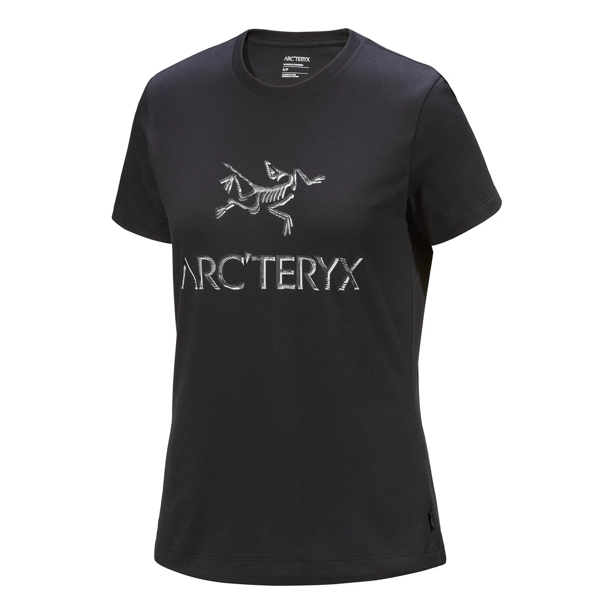 T-shirt in cotone "Arc" con scritta "Black"