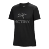 T-shirt in cotone "Arc" con scritta "Black Solitude"