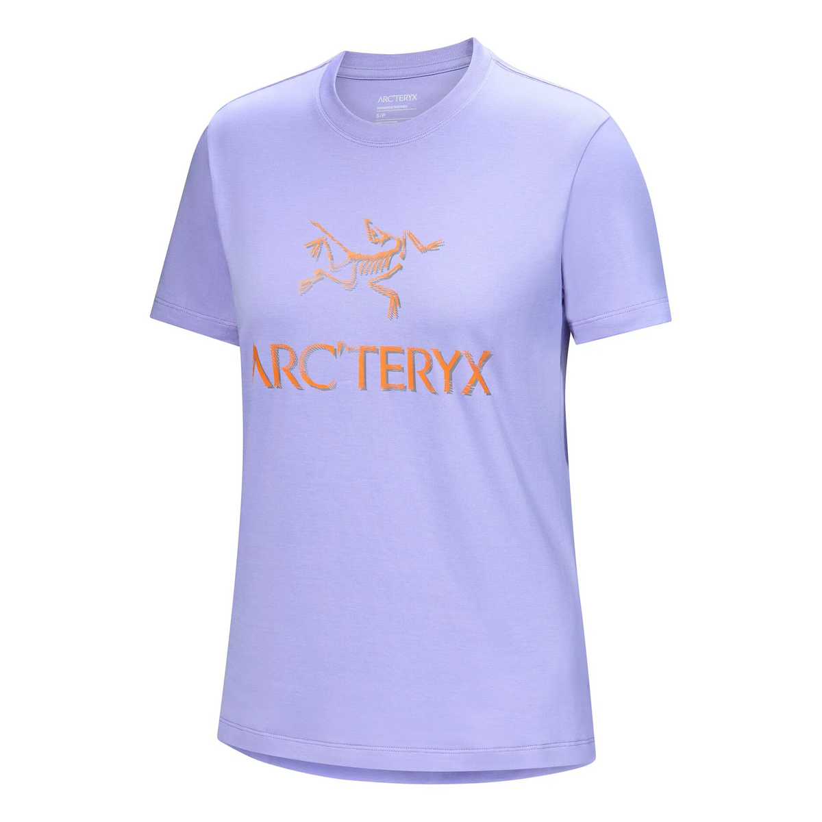 T-shirt in cotone "Arc" con scritta "Lavender"