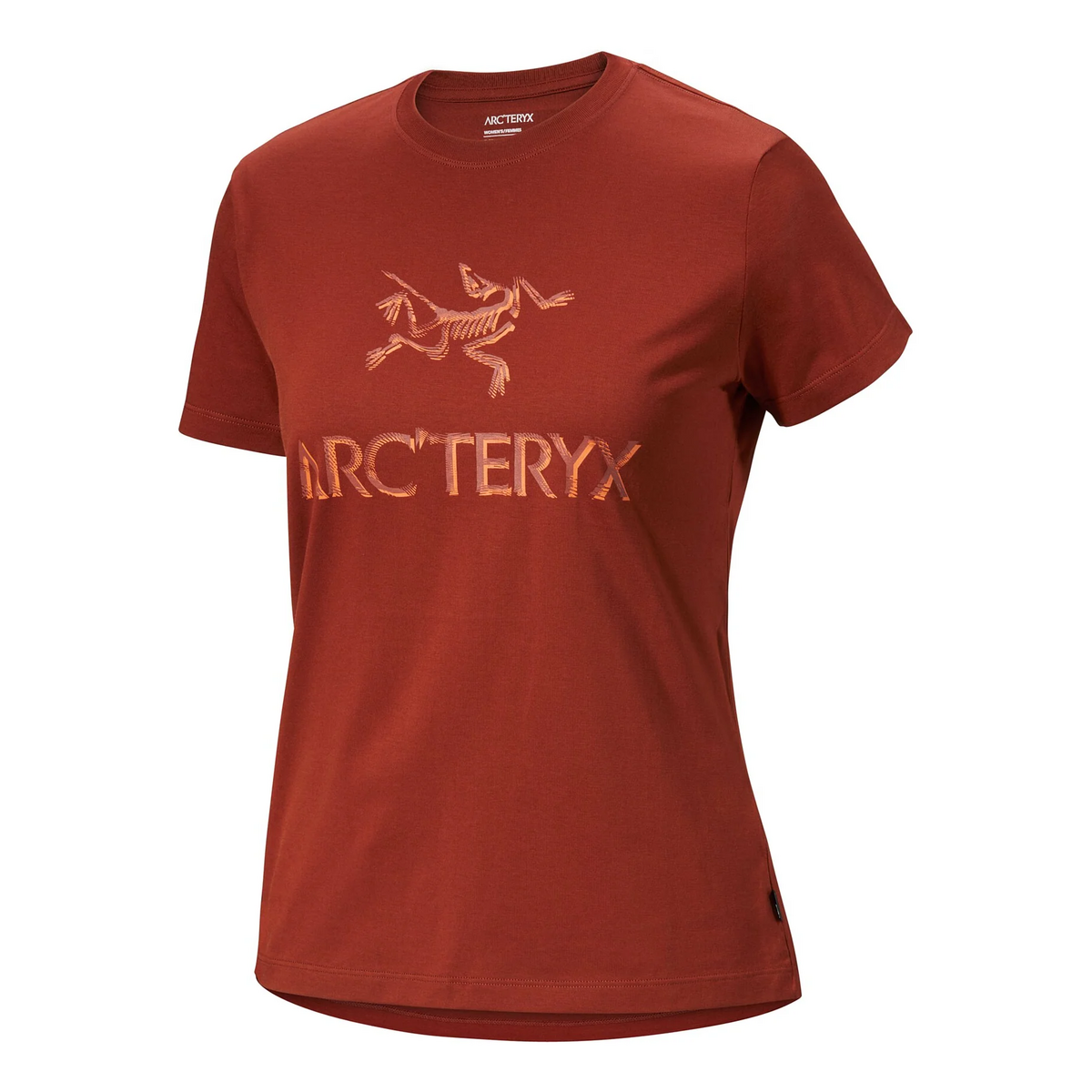 T-shirt in cotone "Arc" con scritta "Red"