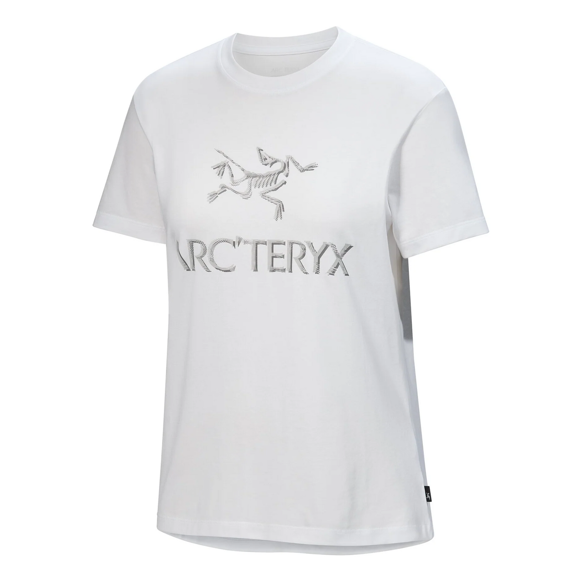 T-shirt in cotone "Arc" con scritta "White Solitude"