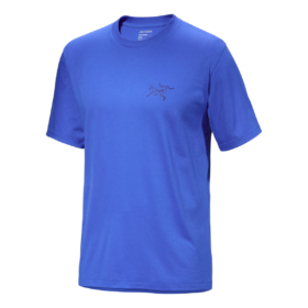T-shirt in cotone Kragg SL a maniche corte "Blue"