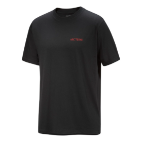 T-shirt in cotone Kragg SL Blurred Bird "Black"
