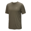 T-shirt Ionia in lana merino a maniche corte "Verde oliva"