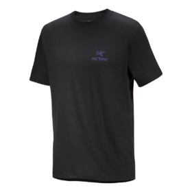 T-shirt Kragg SL Cotton Bird Word "Nero Viola"