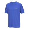 T-shirt Kragg SL in cotone con stampa Blurred Bird "Viola"